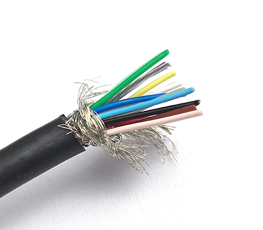 14芯内铁氟龙外硅胶屏障线耐高温同轴线